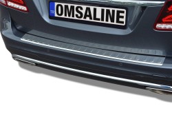 Krom Aksesuar » Omsa - OMSA Mercedes E Class W212 SW Krom Arka Tampon Eşiği Taşlı 2009-2016 Arası