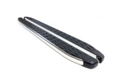 Yan Basamak - OMSA Mercedes M Class W166 Blackline Yan Basamak Krom 2011-2019 Arası
