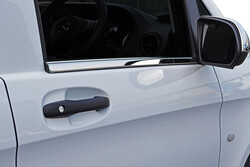 OMSA Mercedes Vito W447 Krom Cam Alt Çıtası 2 Parça 2014 ve Sonrası - Thumbnail