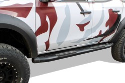 OMSA Mitsubishi L200 Amazon Yan Basamak Çap:76 Siyah 2006-2015 Arası - Thumbnail