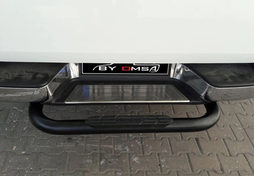 Arka Korumalar - OMSA Mitsubishi L200 Arka Koruma Çap:76 Siyah 2015-2019 Arası