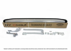OMSA Mitsubishi L200 Blackline Yan Basamak Siyah 2015-2023 Arası - Thumbnail