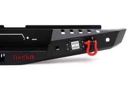 OMSA Mitsubishi L200 Dakar Çelik Arka Tampon Ledli Sensörlü-Sensörsüz 2019-2023 Arası - Thumbnail