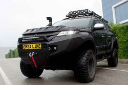 OMSA Mitsubishi L200 Dakar Ön Tampon Siyah Sensörlü-Sensörsüz 2019-2023 Arası - Thumbnail