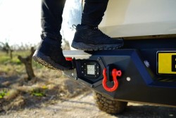 OMSA Mitsubishi L200 Dakar V2 Çelik Arka Tampon Ledli Sensörlü-Sensörsüz 2019-2023 Arası - Thumbnail