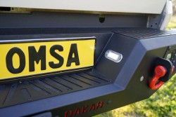 OMSA Mitsubishi L200 Dakar V2 Çelik Arka Tampon Ledli Sensörlü-Sensörsüz 2020-2024 Arası - Thumbnail
