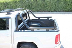 OMSA Mitsubishi L200 Kobra Roll Bar Çap:76 Siyah 2007-2015 Arası - Thumbnail