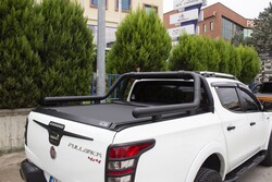 OMSA Mitsubishi L200 Kobra Roll Bar Çap:76 Siyah 2015-2023 Arası - Thumbnail