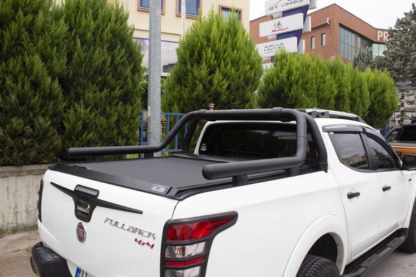 OMSA Mitsubishi L200 Kobra Roll Bar Çap:76 Siyah 2015-2023 Arası