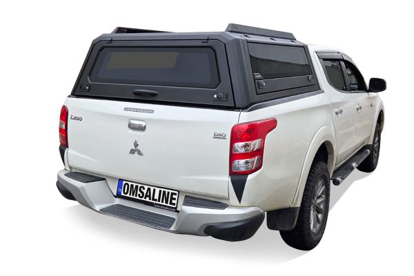 OMSA Mitsubishi L200 Omcap Camlı Kabin Paslanmaz Çelik 2015-2024 Arası