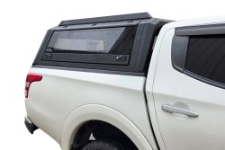 OMSA Mitsubishi L200 Omcap Camlı Kabin Paslanmaz Çelik 2015-2024 Arası - Thumbnail