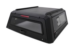 Pick-Up Cabin - OMSA Mitsubishi L200 Omcap Camlı Kabin Paslanmaz Çelik Sürgülü Yan Camlar 2015-2023 Arası