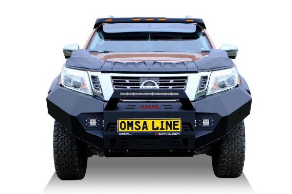 OMSA Nissan Navara Dakar Çelik Ön Tampon Sensörlü-Sensörsüz 2015 ve Sonrası