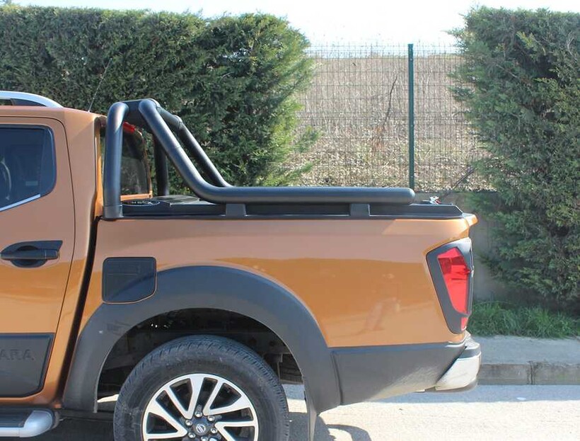 OMSA Nissan Navara Kobra Roll Bar Çap:76 Siyah 2006-2015 Arası - Thumbnail