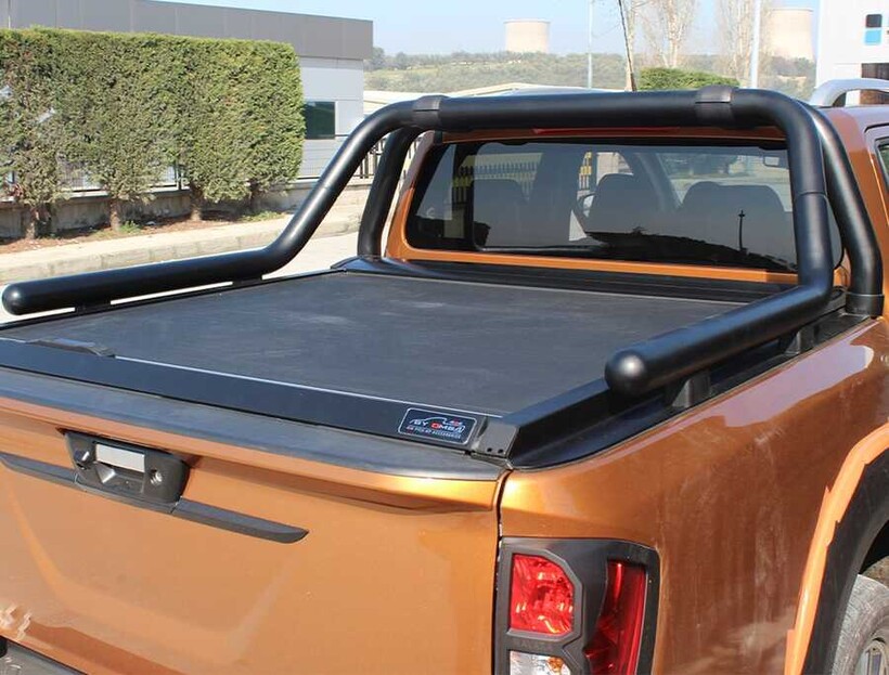 OMSA Nissan Navara Kobra Roll Bar Çap:76 Siyah 2006-2015 Arası - Thumbnail