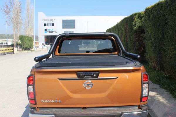 OMSA Nissan Navara Kobra Roll Bar Çap:76 Siyah 2016 ve Sonrası