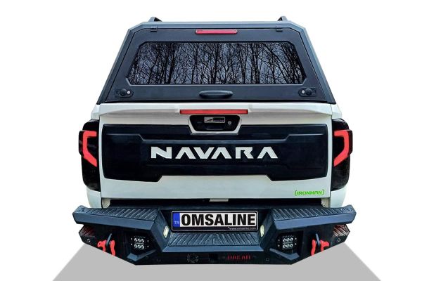 OMSA Nissan Navara Omcap Camlı Kabin Paslanmaz Çelik Sürgülü Yan Camlar 2015 ve Sonrası