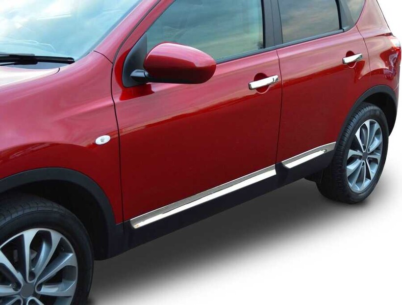 OMSA Nissan Qashqai Krom Yan Kapı Çıtası 4 Parça 2007-2014 Arası - Thumbnail