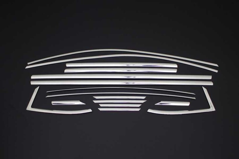 OMSA Opel Astra K HB Krom Cam Çerçevesi 16 Parça 2015-2021 Arası - Thumbnail