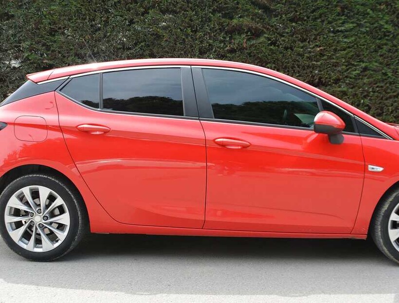 OMSA Opel Astra K Krom HB Üst Cam Çerçevesi 8 Parça 2015-2021 Arası - Thumbnail