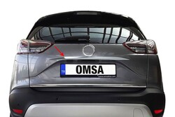 Krom Aksesuar » Omsa - OMSA Opel Crossland X Krom Bagaj Çıtası 2017-2020 Arası