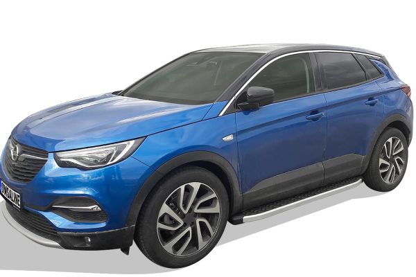 OMSA Opel Grandland X Blackline Yan Basamak Alüminyum 2017-2024 Arası