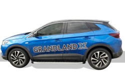 OMSA Opel Grandland X Blackline Yan Basamak Alüminyum 2017-2024 Arası - Thumbnail
