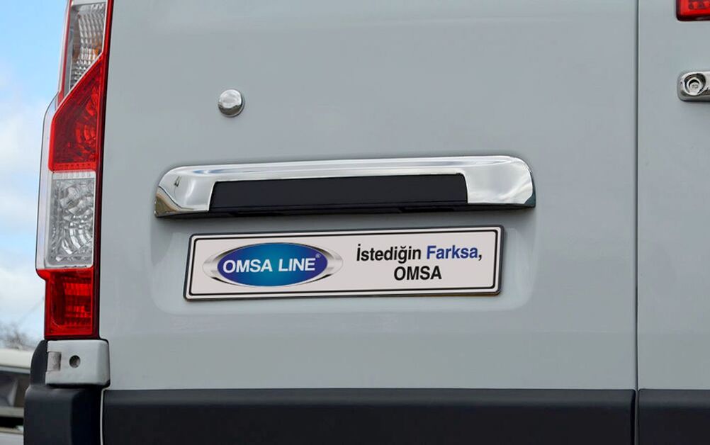 OMSA Opel Movano 3 Bagaj Kapağı Tapa Kromu 4 Parça 2010-2019 Arası
