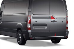 Krom Aksesuar » Omsa - OMSA Opel Movano 3 Krom Arka Tampon Eşiği Taşlı 2010-2019 Arası