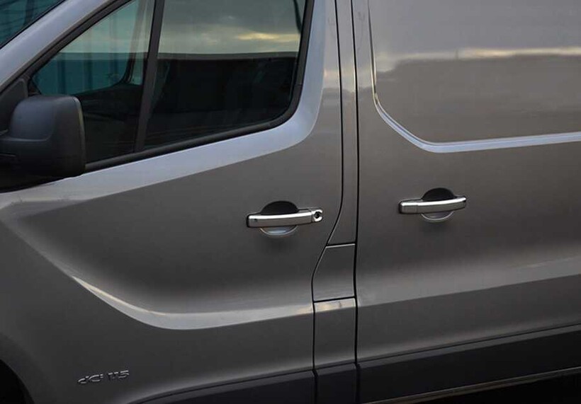 Krom Aksesuar » Omsa - OMSA Opel Movano 3 Krom Kapı Kolu 4 Kapı 1 Delik 2010-2019 Arası