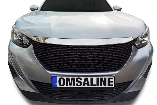 OMSA Peugeot 2008 Krom Ön Kaput Çıtası 2020-2024 Arası