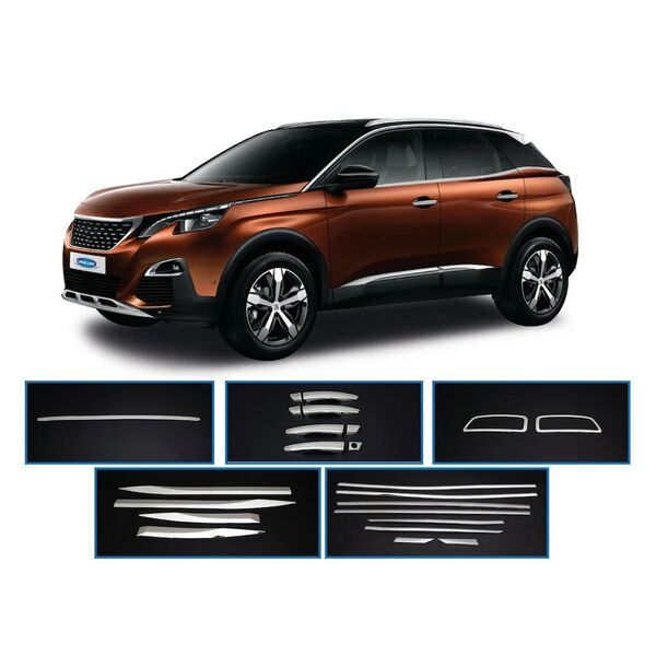 OMSA Peugeot 3008 5 Parça Krom Set 2016-2023 Arası