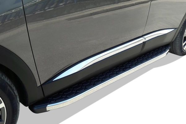 OMSA Peugeot 3008 Blackline Yan Basamak Krom 2016-2023 Arası