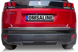 Krom Aksesuar » Omsa - OMSA Peugeot 3008 Krom Bagaj Alt Çıta 2016-2023 Arası