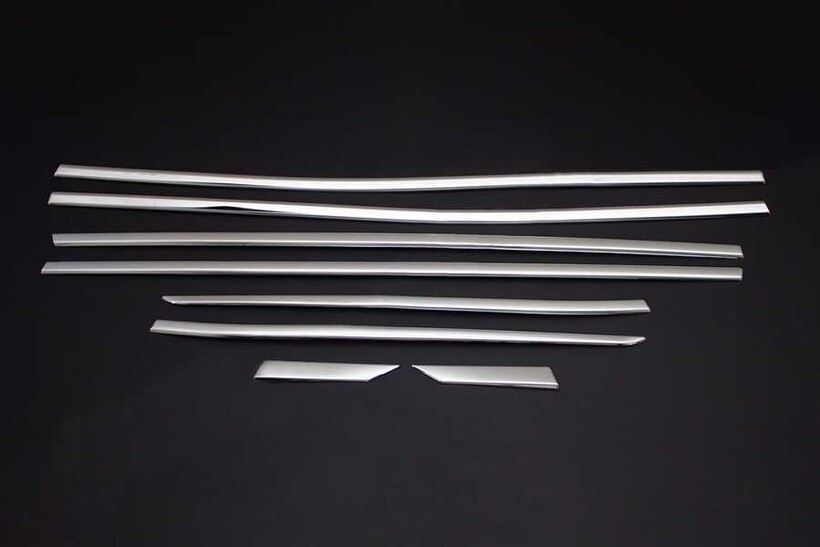 OMSA Peugeot 3008 Krom Cam Alt Çıtası 8 Parça 2016-2023 Arası - Thumbnail