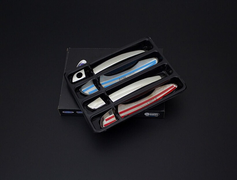 OMSA Peugeot 3008 Krom Kapı Kolu 4 Kapı Sensörsüz 2016-2023 Arası - Thumbnail