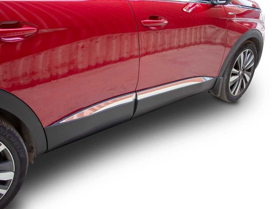 OMSA Peugeot 3008 Krom Yan Kapı Çıtası 4 Parça 2016-2023 Arası