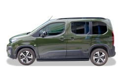 OMSA Peugeot Rifter Dot Line Yan Basamak Siyah Kısa Şase 2019 ve Sonrası - Thumbnail