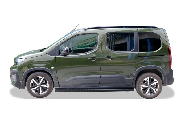 OMSA Peugeot Rifter Dot Line Yan Basamak Siyah Kısa Şase 2019 ve Sonrası