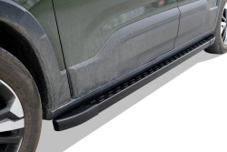OMSA Peugeot Rifter Dot Line Yan Basamak Siyah Kısa Şase 2019 ve Sonrası - Thumbnail