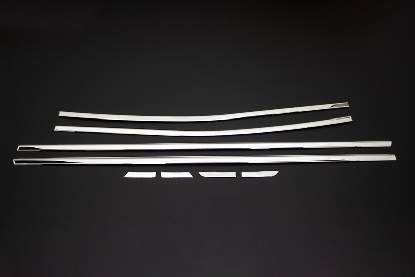 OMSA Renault Clio 5 Krom Cam Alt Çıtası 8 Parça 2019-2025 Arası - Thumbnail