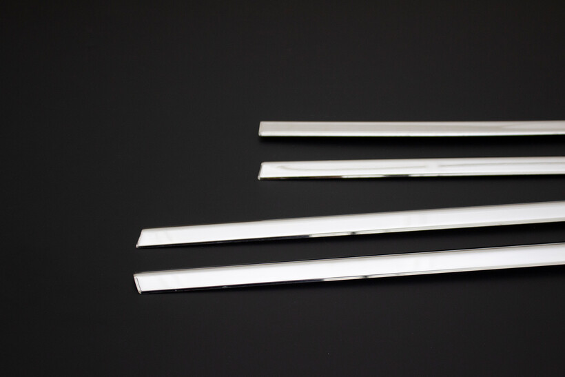 OMSA Renault Clio 5 Krom Cam Alt Çıtası 8 Parça 2019-2025 Arası - Thumbnail