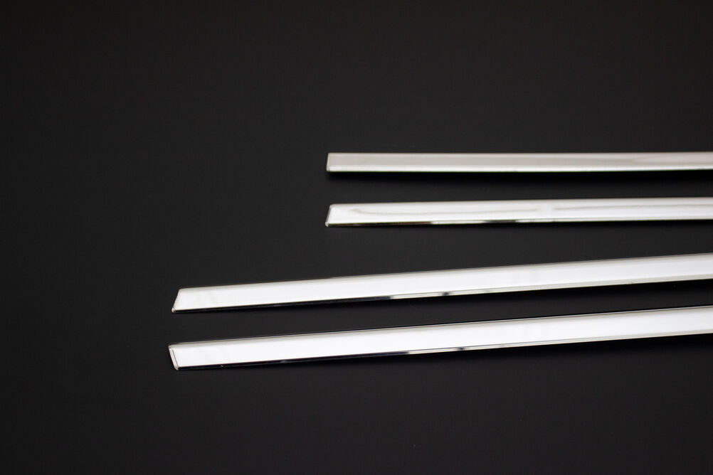 OMSA Renault Clio 5 Krom Cam Alt Çıtası 8 Parça 2019-2025 Arası