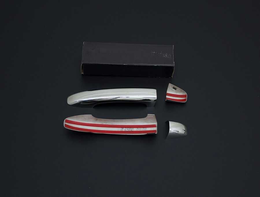 OMSA Renault Clio 5 Krom Kapı Kolu Sensörsüz 2 Kapı 4 Parça 2019-2025 Arası