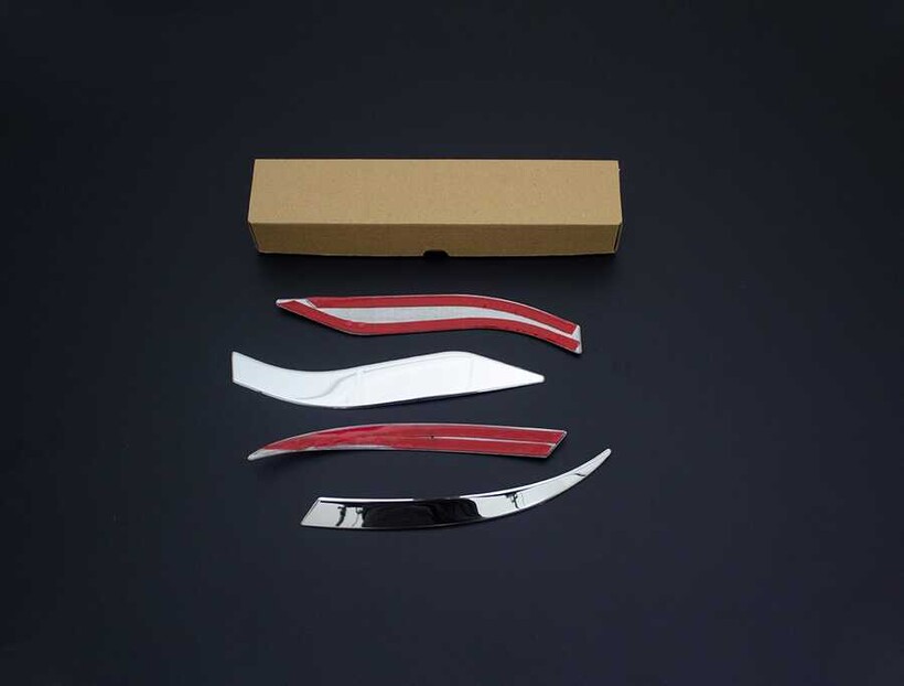 OMSA Renault Clio 5 Krom Stop Alt Çıtası 4 Parça 2019-2025 Arası - Thumbnail