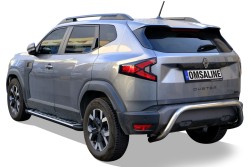 Arka Korumalar - OMSA Renault Duster Hybrid Pars Arka Koruma Çap:60 Krom 2024 ve Sonrası