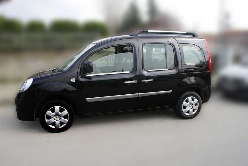 OMSA Renault Kangoo 2 Krom Cam Alt Çıtası 4 Parça 2008-2021 Arası - Thumbnail