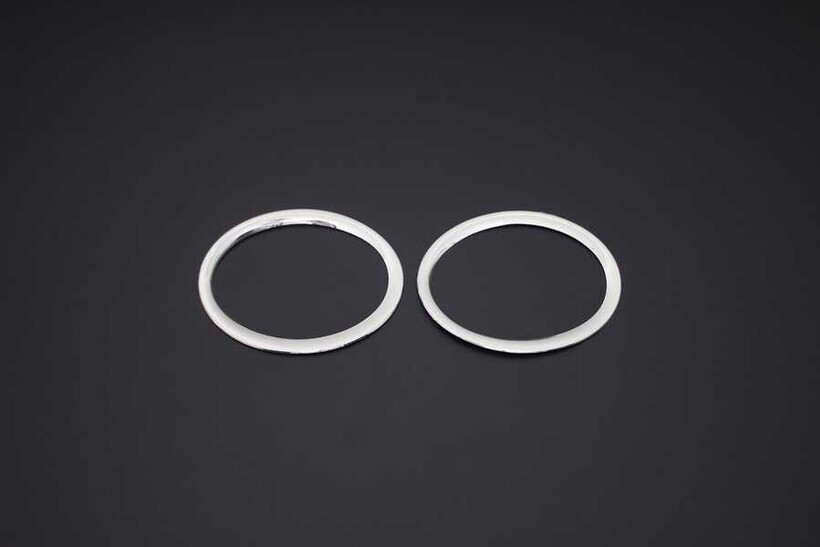 Krom Aksesuar » Omsa - OMSA Renault Master Krom Sis Farı Çerçevesi 2 Parça 2010-2024 Arası