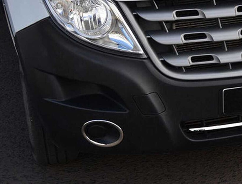 OMSA Renault Master Krom Sis Farı Çerçevesi 2 Parça 2010-2024 Arası - Thumbnail