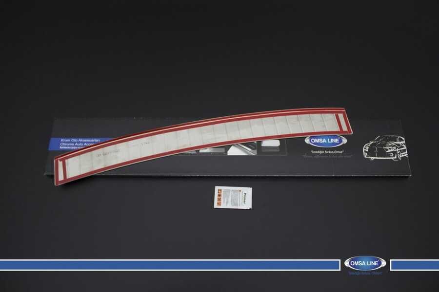 OMSA Skoda Fabia 3 Krom Arka Tampon Eşiği Taşlı 2014-2021 Arası